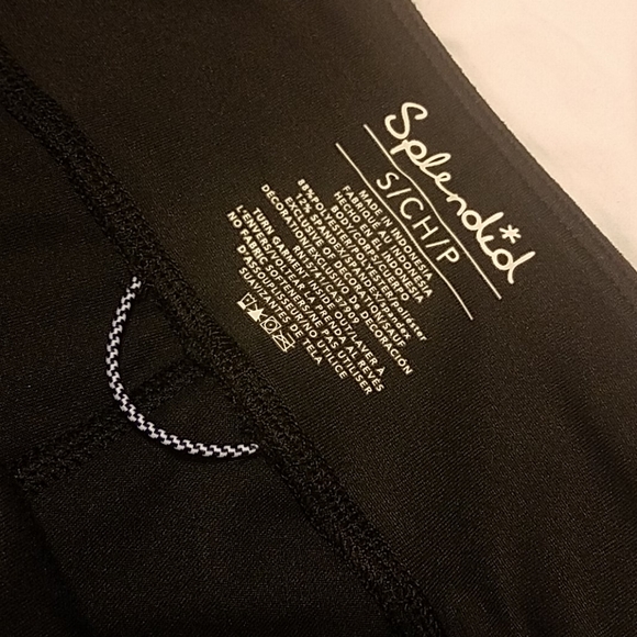 NWT Splendid Studio gold foil print leggings - Picture 5 of 5